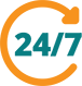 24/7 icon